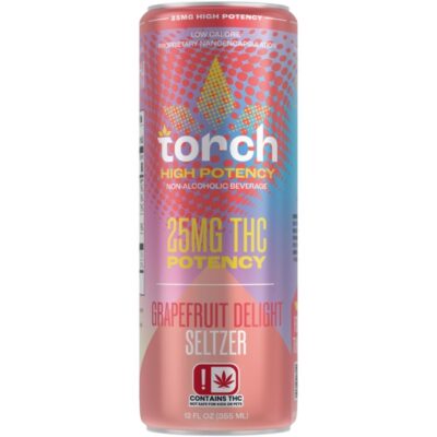 Torch High Potency Delta-9 THC Seltzer 25mg 12oz - Grapefruit Delight