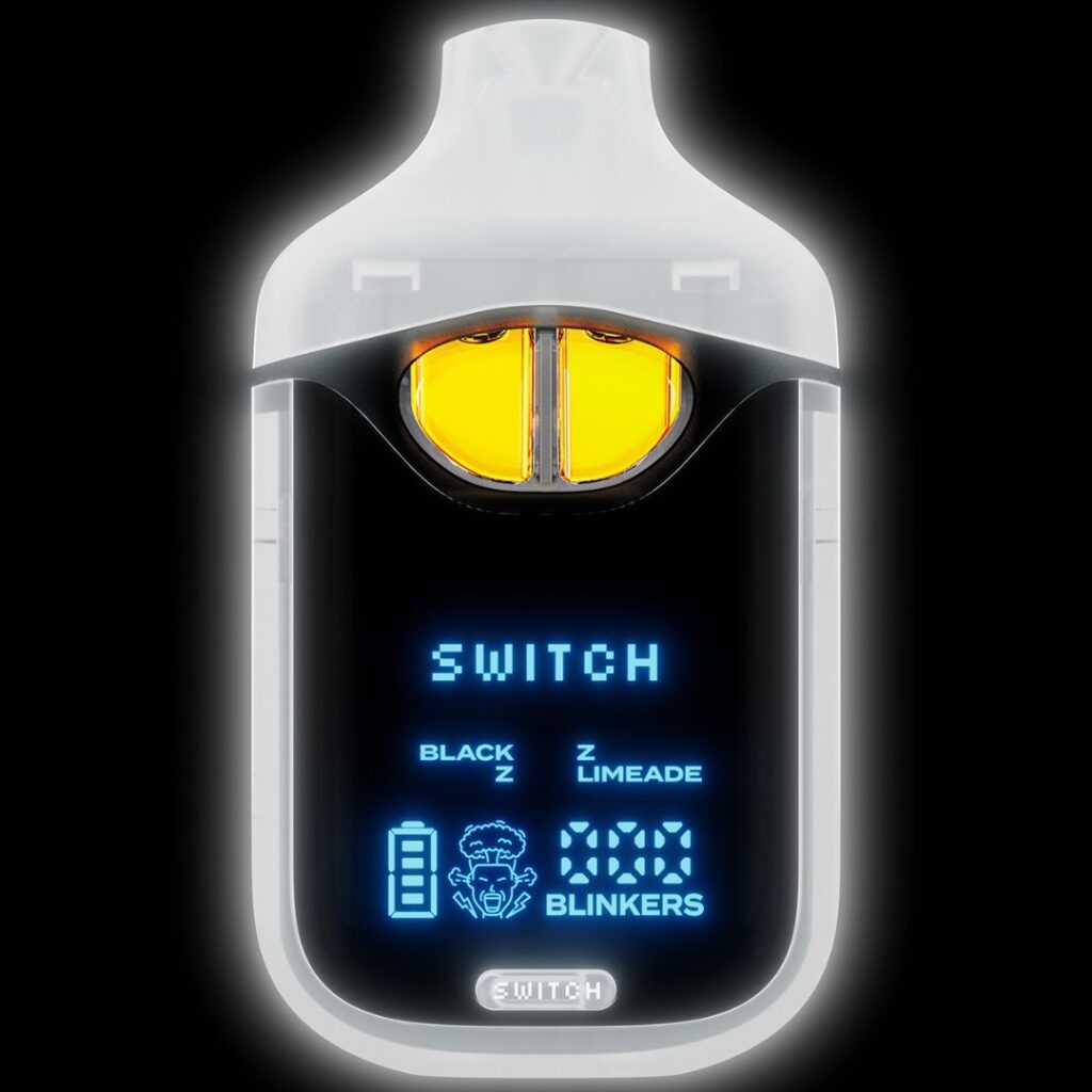 Boutiq Switch V4 Glow Edition Disposable 2g Black Z (Indica) x Z Limeade (Indica)
