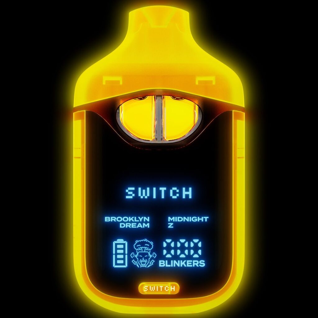 Boutiq Switch V4 Glow Edition Disposable 2g Brooklyn Dream (Sativa) x Midnight Z (Indica)