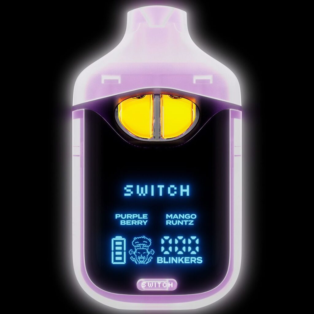 Boutiq Switch V4 Glow Edition Disposable 2g Purple Berry (Indica) x Mango Runtz (Indica)