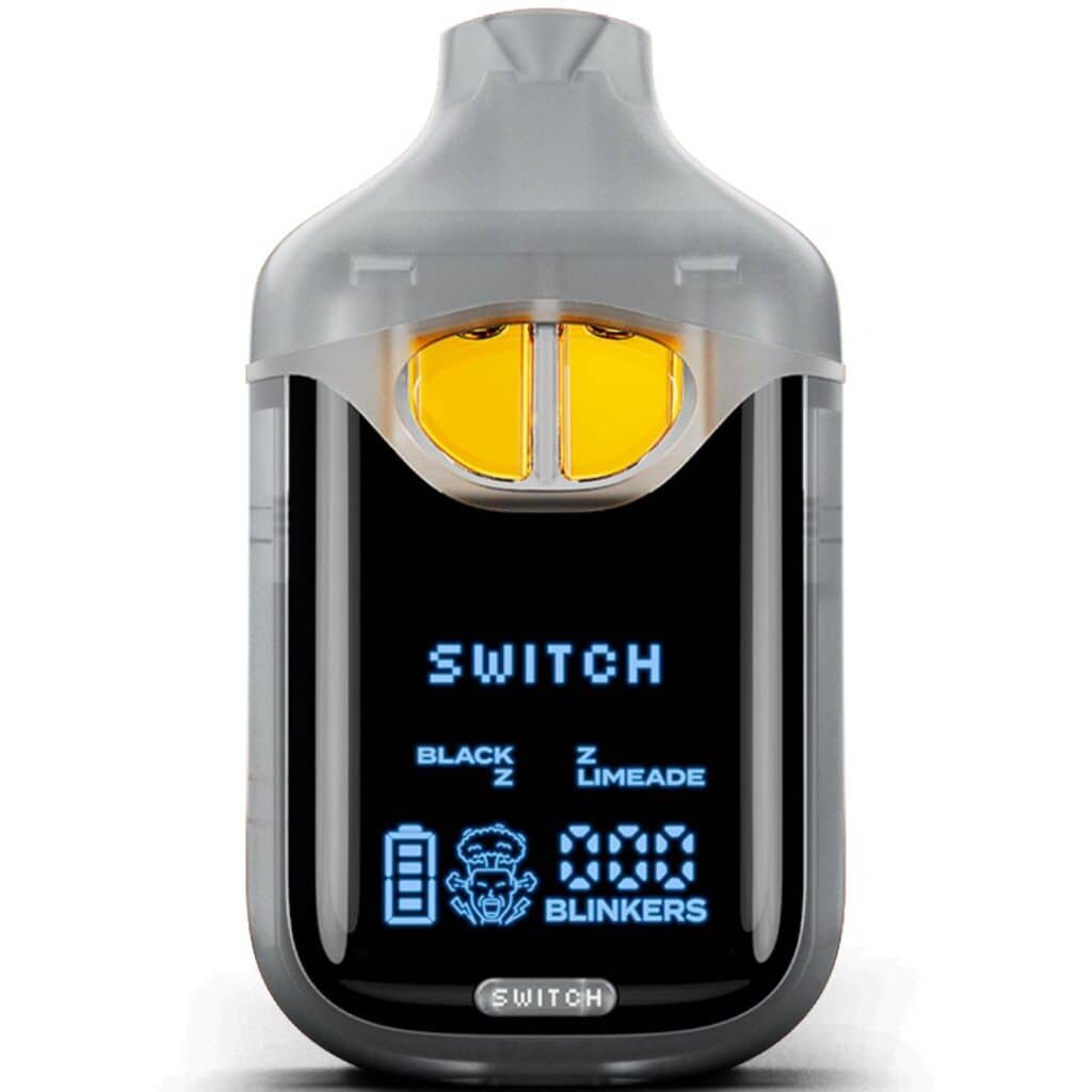 Boutiq Switch V4 Glow Edition Disposable 2g Black Z (Indica) x Z Limeade (Indica)
