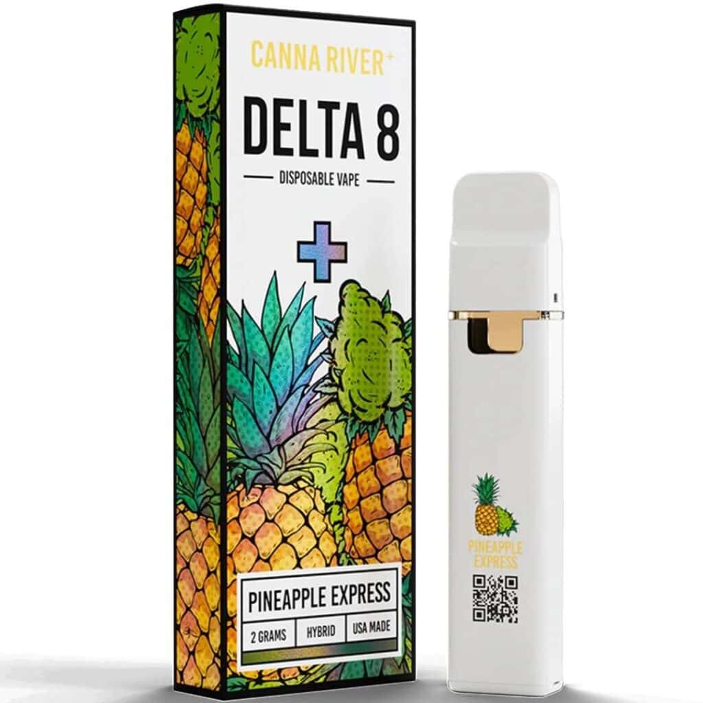 Canna River Delta 8 Disposable Vape 2g Pineapple Express (Hybrid)