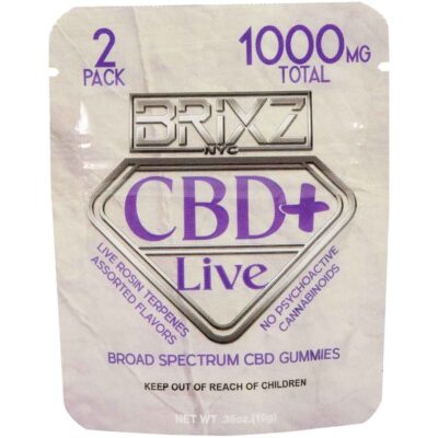 BRIXZ CBD+ LIVE Gummy 500mg 2pk BRIXZ CBD+ LIVE Gummy 500mg 2pk
