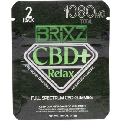 BRIXZ CBD+ RELAX Gummy 535mg 2pk