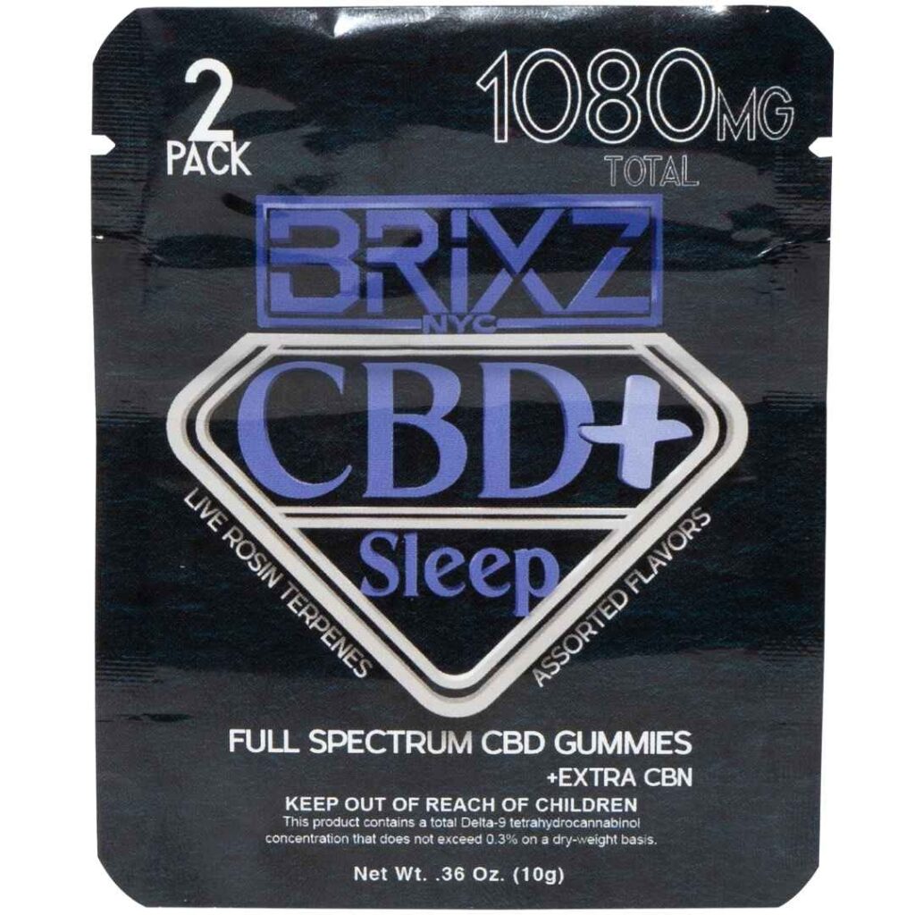 BRIXZ CBD+ Gummies 535mg 2pc Sleep