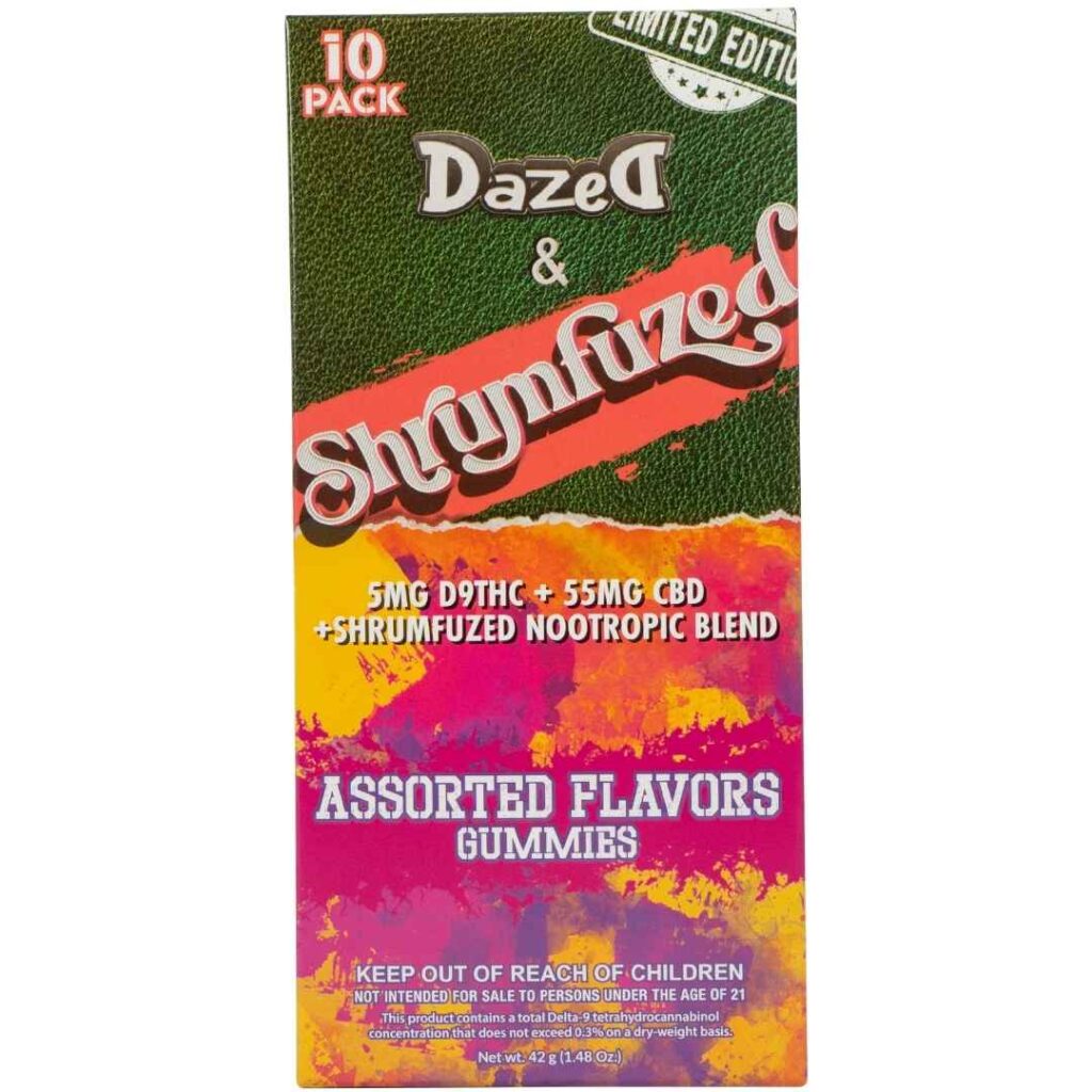 Dazed & Shrumfuzed Delta-9 + Nootropics 10ct Assorted