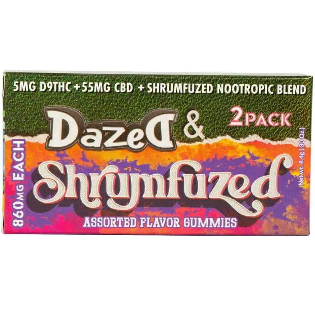Dazed & Shrumfuzed Delta-9 + Nootropics 2ct - Assorted