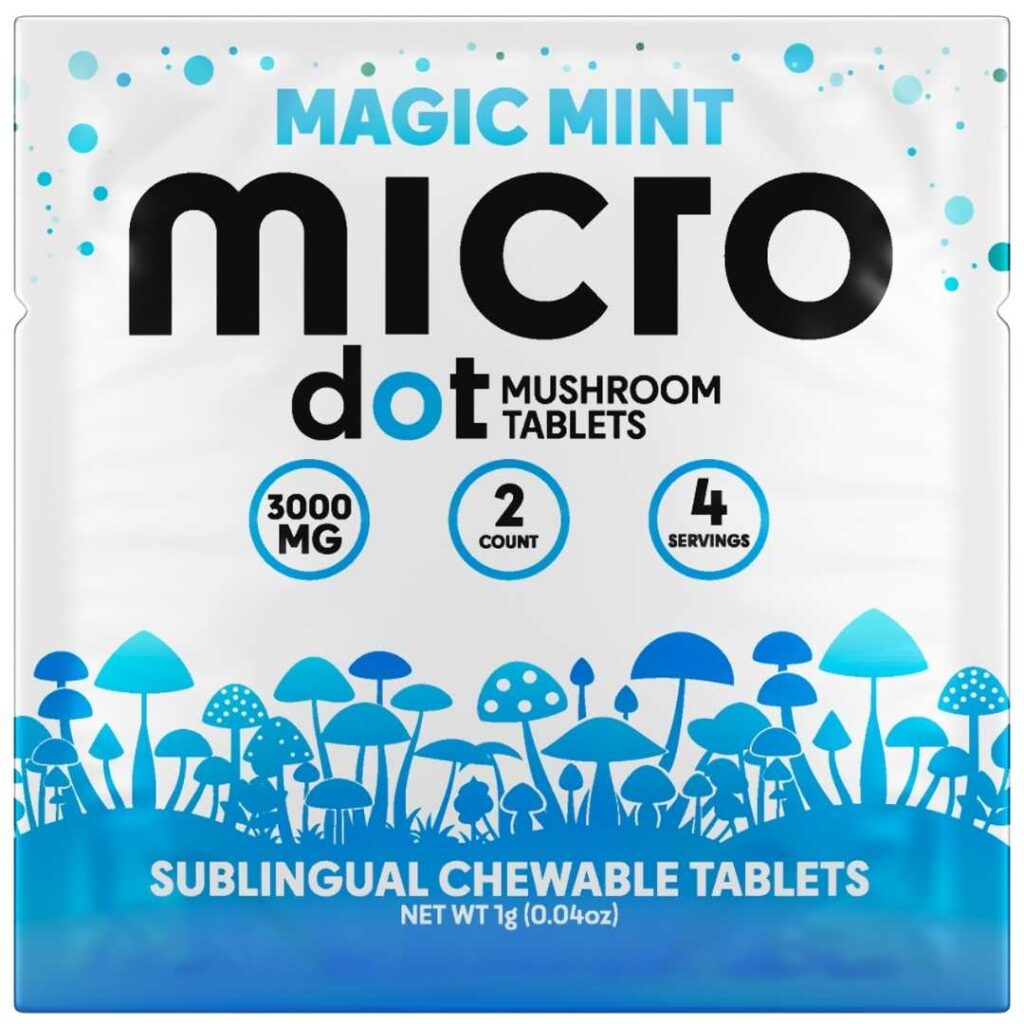Microdot Magic Mushroom Tablets 2ct Magic Mint