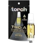 Torch THCa Diamond Infused Premium Cartridge 3.5g - White Widow (Hybrid)
