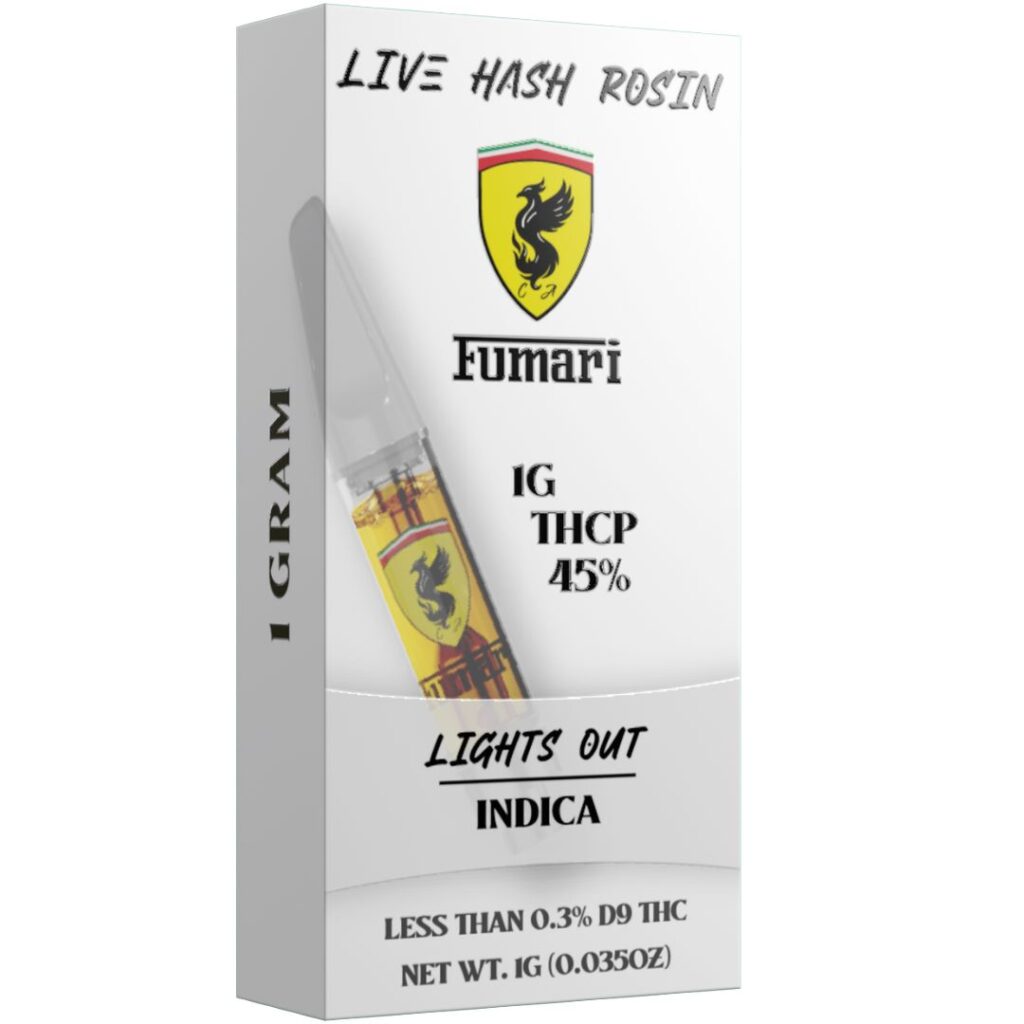 Fumari THCP Vape Cartridge 1g Lights Out (Indica)