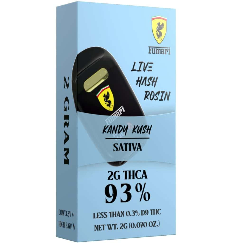 Fumari THCa Disposable Vape 2g Kandy Kush (Sativa)
