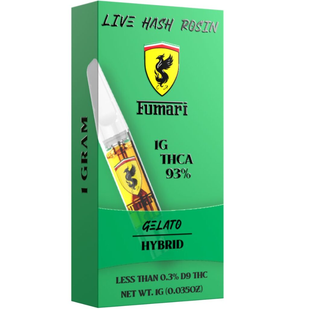 Fumari THCa Vape Cartridge 1g Gelato (Hybrid)