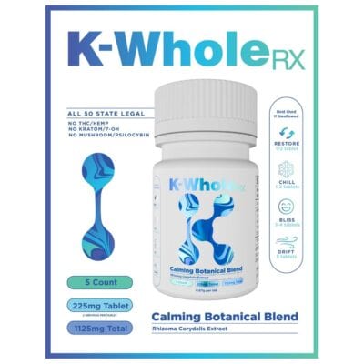 K-Whole RX Calming Botanical Blend 1125mg 5ct K-Whole RX Calming Botanical Blend 1125mg 5ct