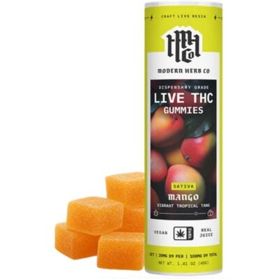 Modern Herb Co Live D9 Gummies 5ct - Mango (Sativa)